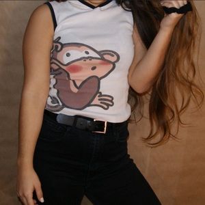 ✘ MONKEY CROPPED HOODIE ✘